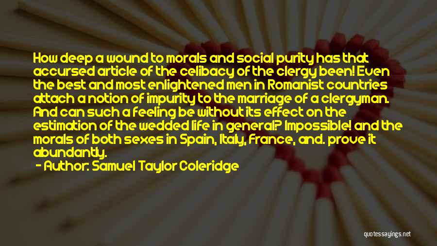 Impurity Quotes By Samuel Taylor Coleridge