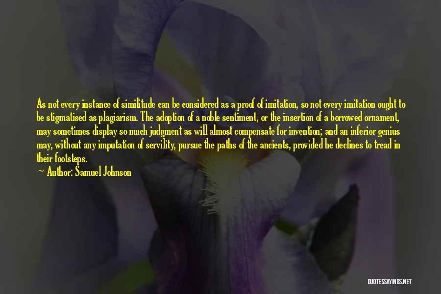Imputation Quotes By Samuel Johnson