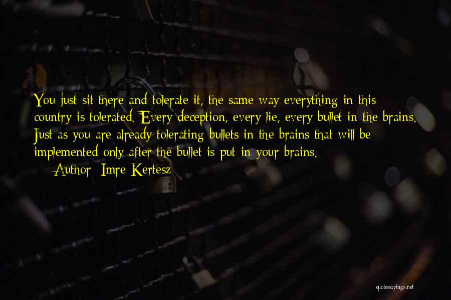 Imre Kertesz Quotes 634329