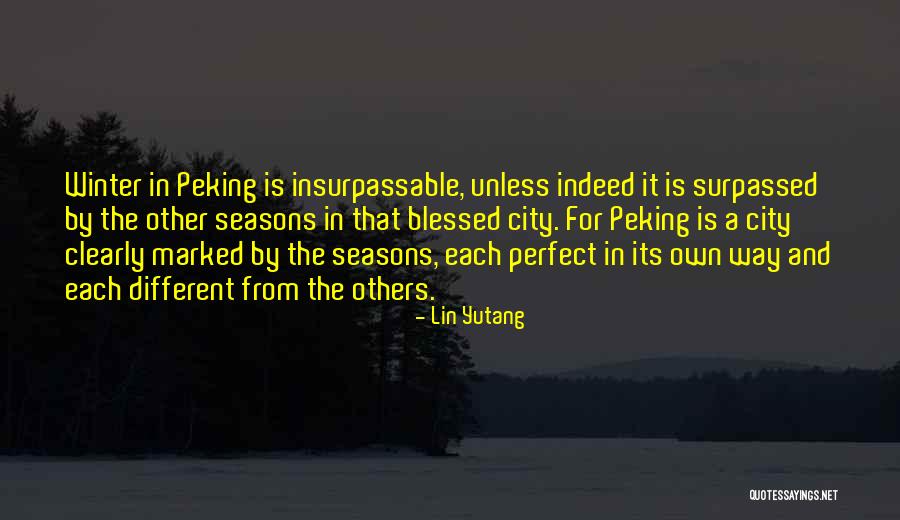 In A Winter City Quotes By Lin Yutang In A Winter City Quotes By Lin Yutang