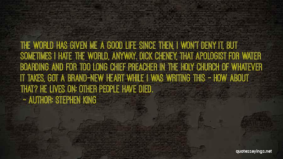 In A World Of Hate Quotes By Stephen King