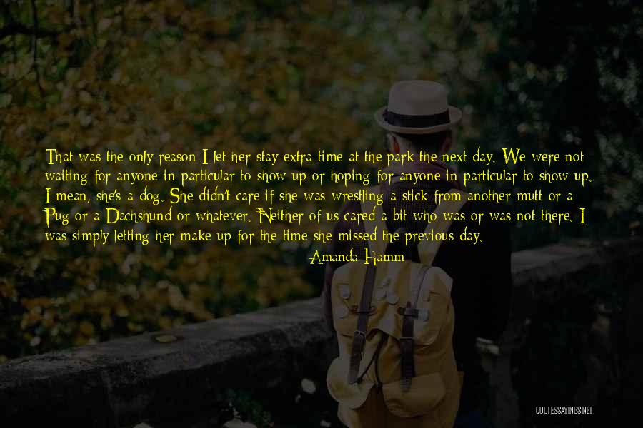 In Another Time Quotes By Amanda Hamm