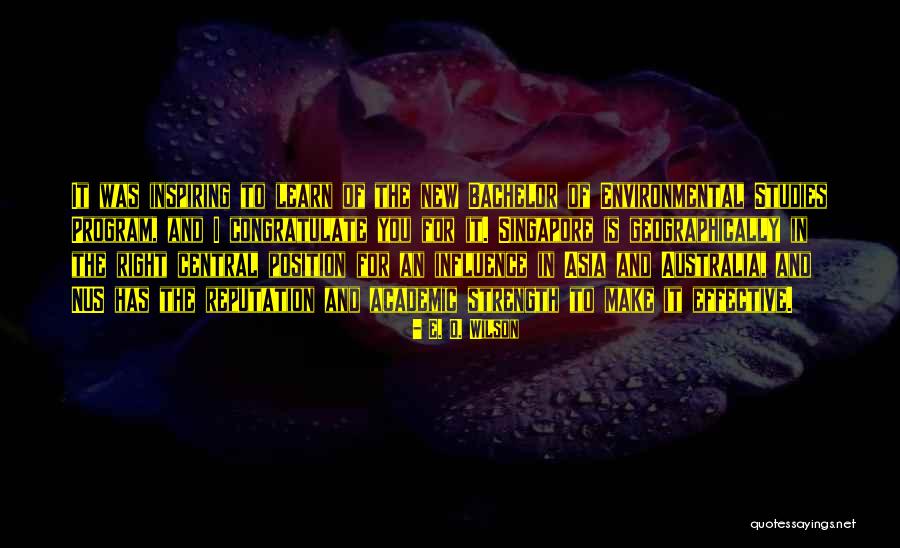 In Asia Quotes By E. O. Wilson In Asia Quotes By E. O. Wilson