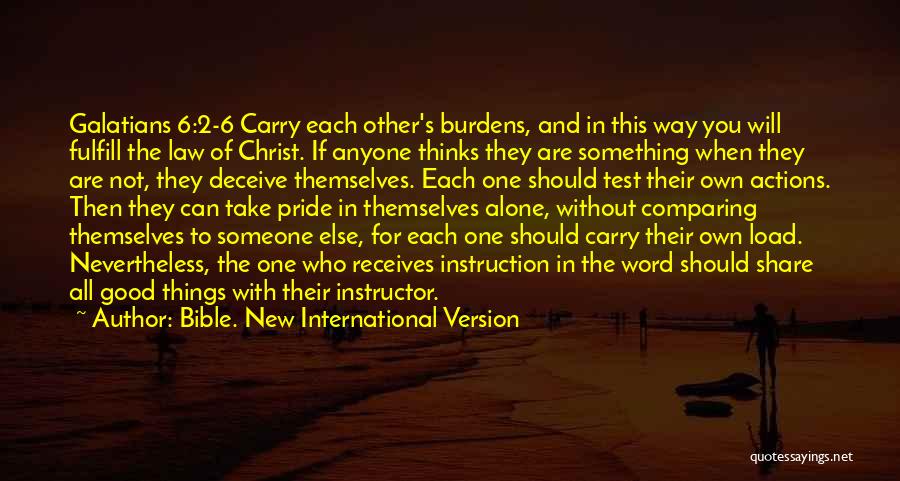 In Christ Alone Quotes By Bible. New International Version