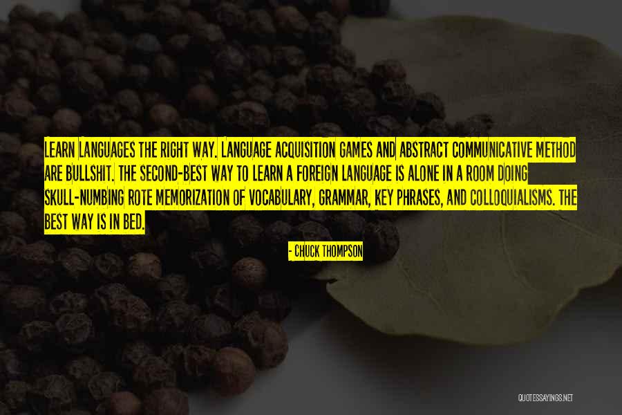 In Communicative Quotes By Chuck Thompson In Communicative Quotes By Chuck Thompson