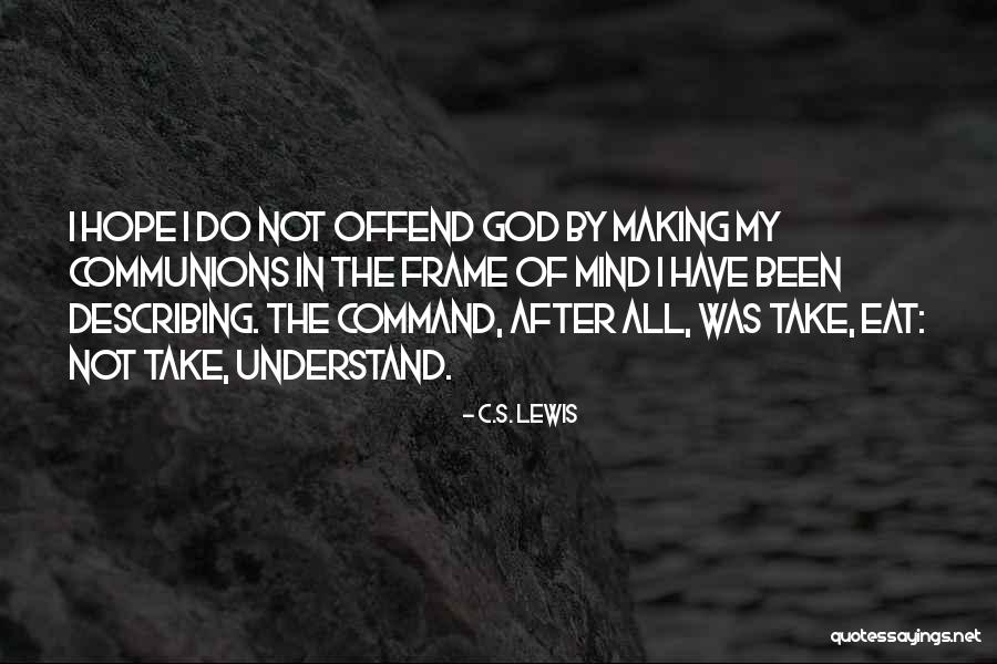 In Describing Quotes By C.S. Lewis In Describing Quotes By C.S. Lewis