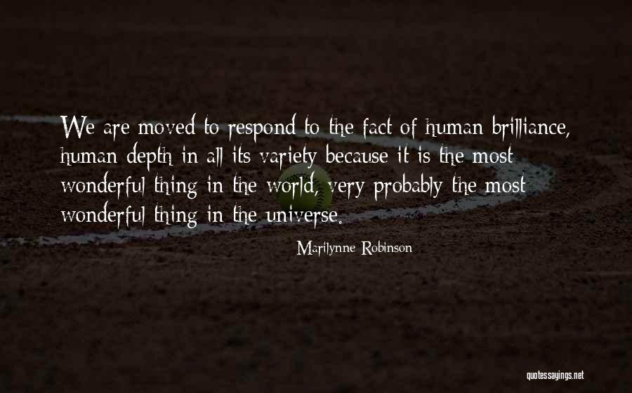 In Fact Quotes By Marilynne Robinson