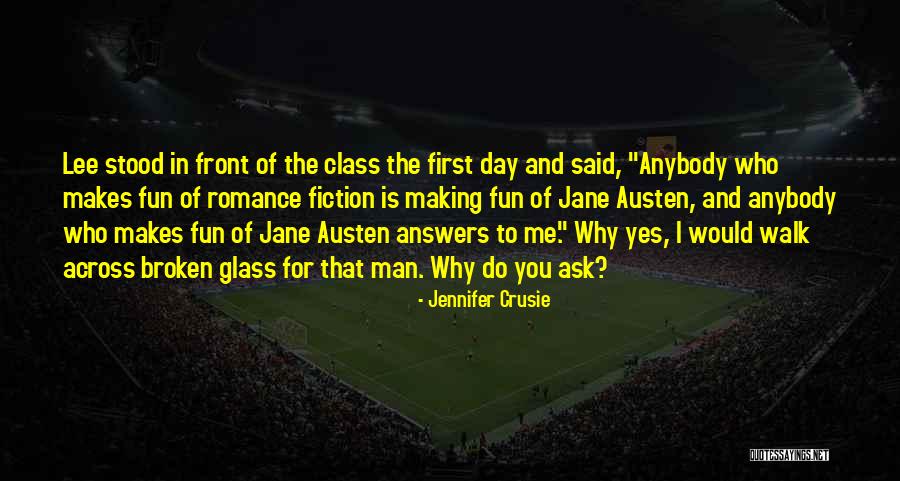 In Front Of The Class Quotes By Jennifer Crusie In Front Of The Class Quotes By Jennifer Crusie
