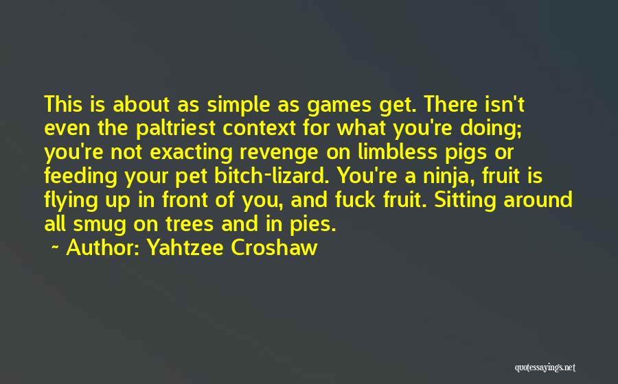 In Front Of You Quotes By Yahtzee Croshaw