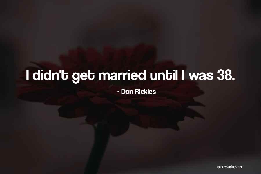 In Generating Functions Quotes By Don Rickles