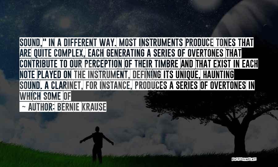 In Generating Quotes By Bernie Krause