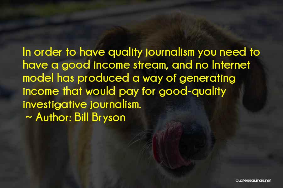 In Generating Quotes By Bill Bryson