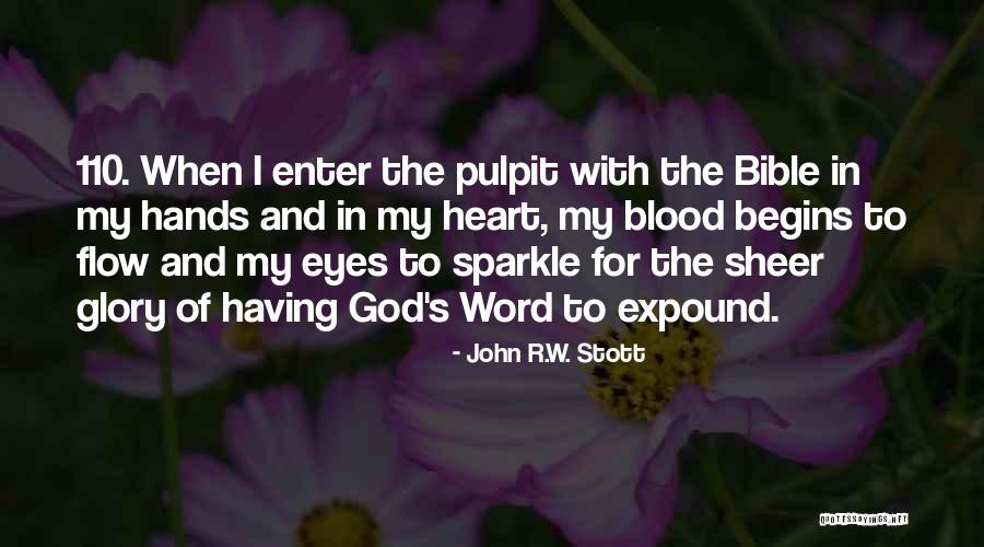 In God's Hands Quotes By John R.W. Stott In God's Hands Quotes By John R.W. Stott