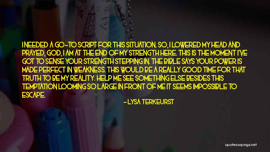 In God's Perfect Time Quotes By Lysa TerKeurst