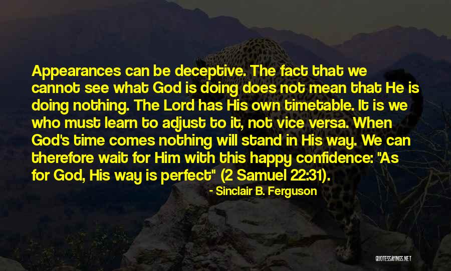 In God's Perfect Time Quotes By Sinclair B. Ferguson