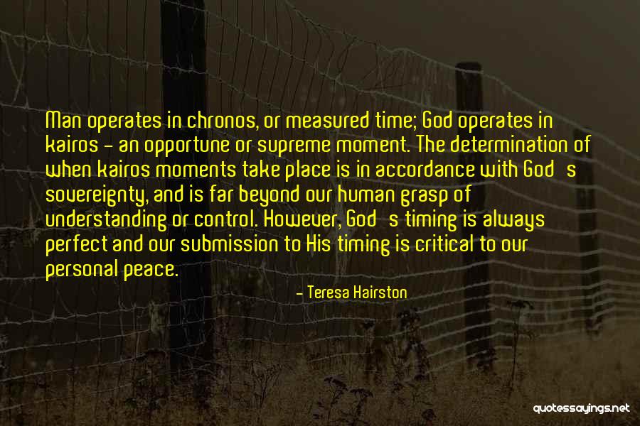 In God's Perfect Time Quotes By Teresa Hairston