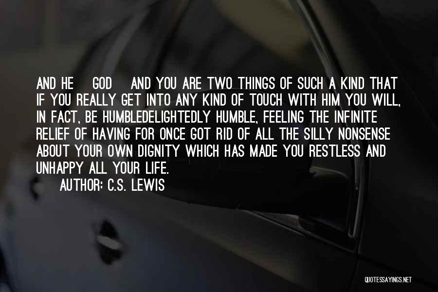 In God's Will Quotes By C.S. Lewis