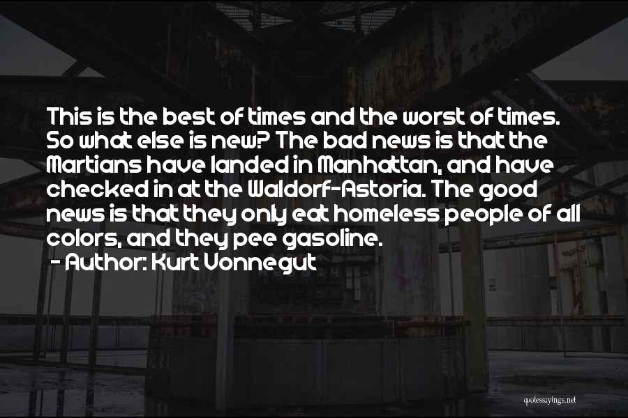 In Good And Bad Times Quotes By Kurt Vonnegut