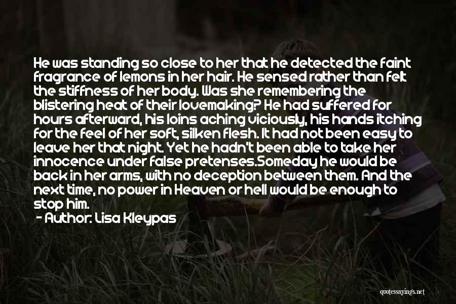 In His Arms Quotes By Lisa Kleypas