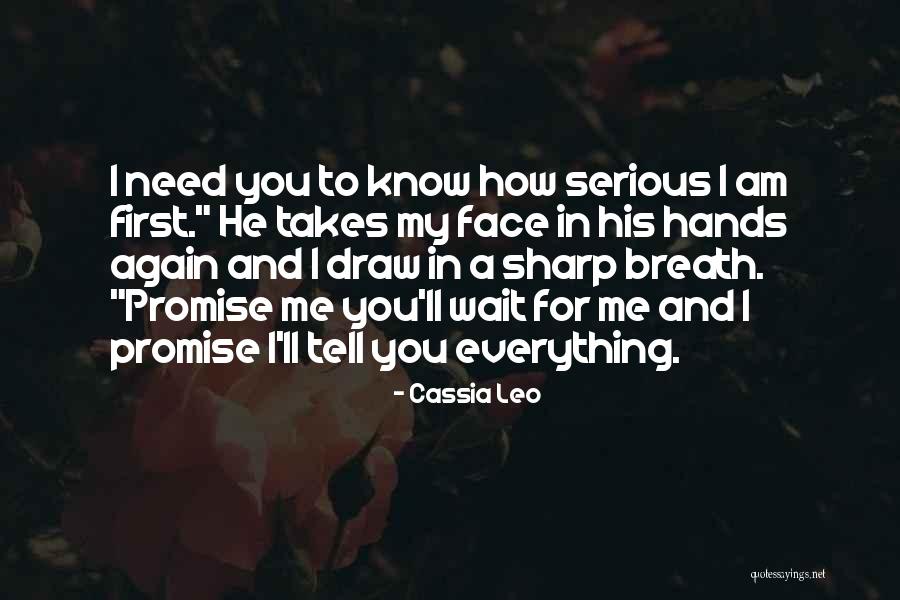 In His Hands Quotes By Cassia Leo In His Hands Quotes By Cassia Leo