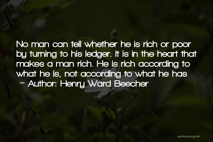 In His Heart Quotes By Henry Ward Beecher