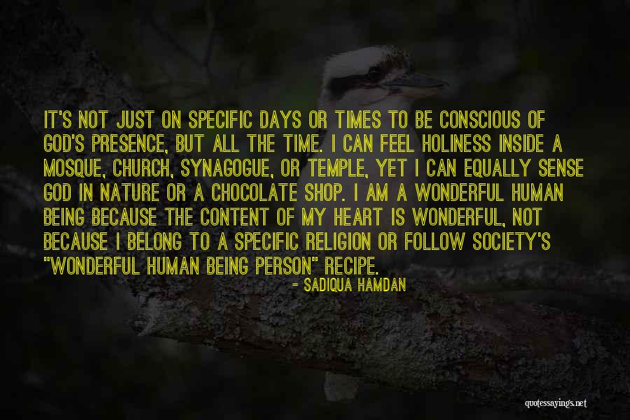 In His Presence Church Quotes By Sadiqua Hamdan In His Presence Church Quotes By Sadiqua Hamdan
