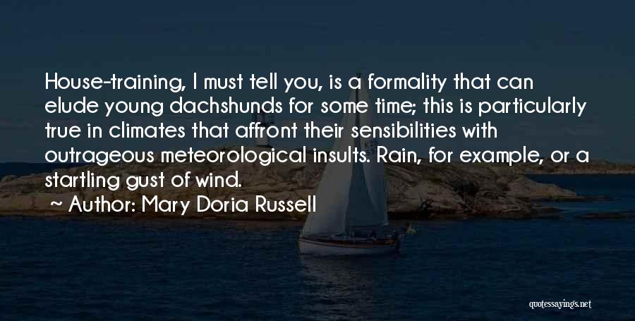 In House Training Quotes By Mary Doria Russell