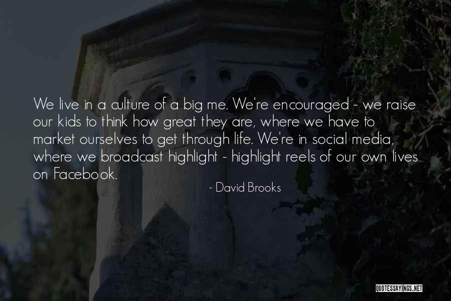 In Life Facebook Quotes By David Brooks