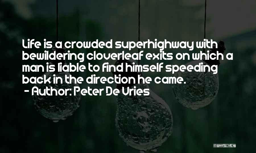In Life Funny Quotes By Peter De Vries