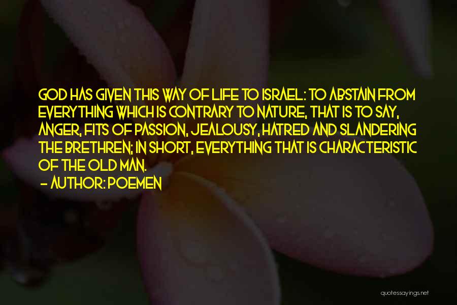 In Life Short Quotes By Poemen In Life Short Quotes By Poemen