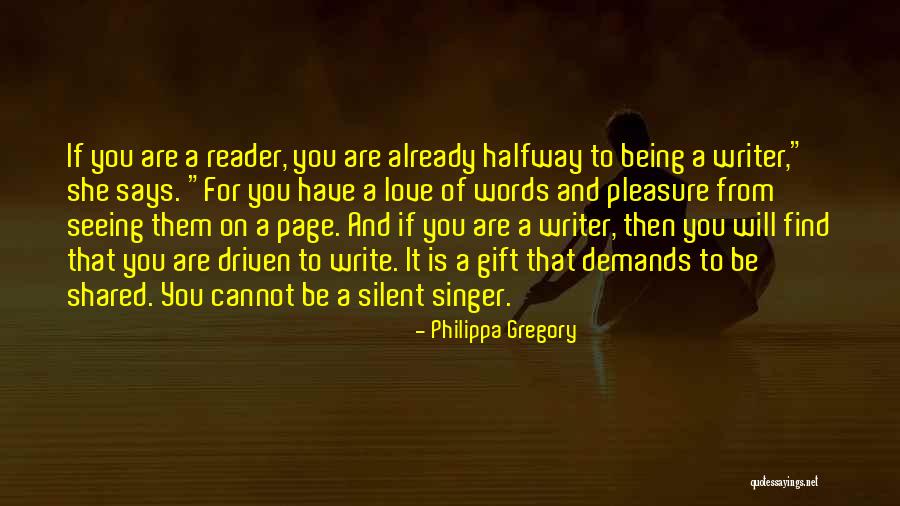 In Love With A Singer Quotes By Philippa Gregory