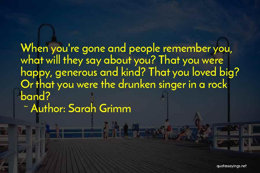 In Love With A Singer Quotes By Sarah Grimm