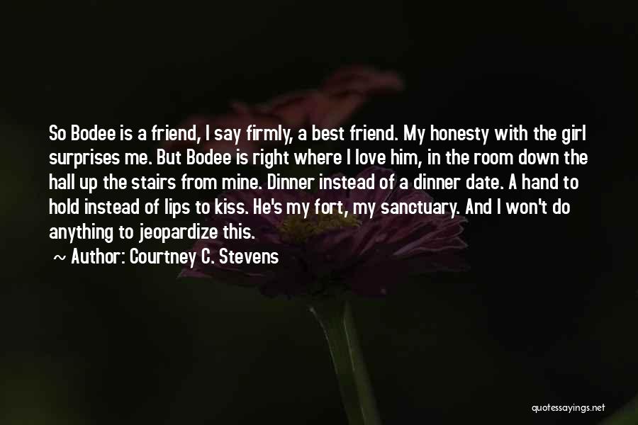 In Love With Friend Quotes By Courtney C. Stevens