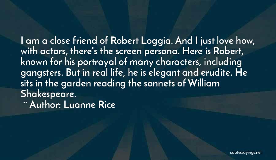 In Love With Friend Quotes By Luanne Rice