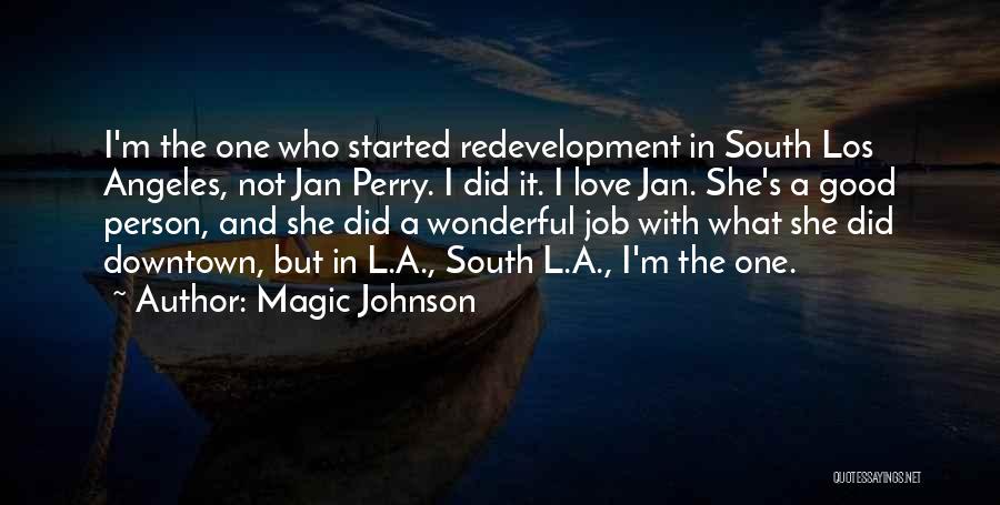 In Love With One Person Quotes By Magic Johnson