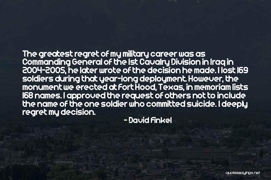 In Memoriam A.h.h Quotes By David Finkel