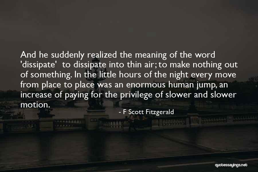 In Motion Quotes By F Scott Fitzgerald In Motion Quotes By F Scott Fitzgerald