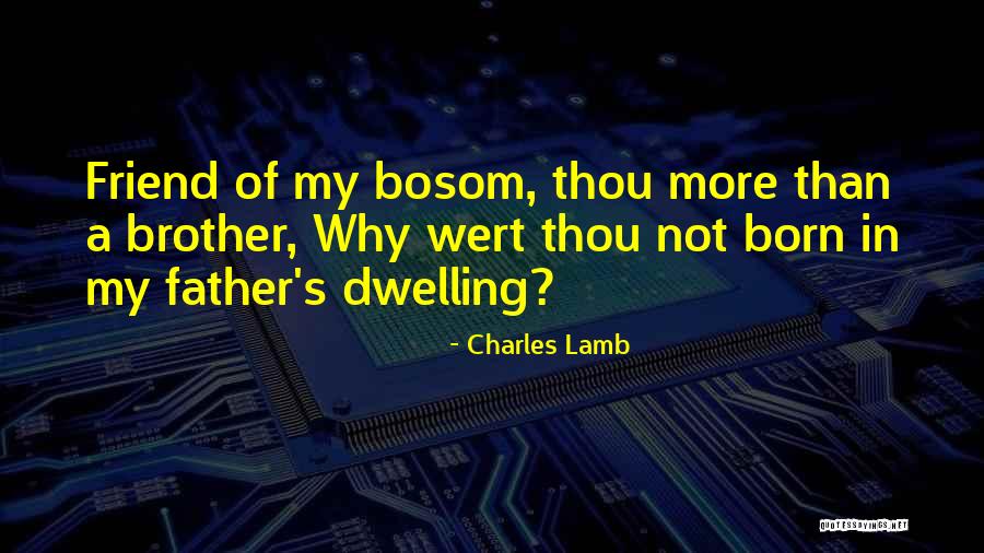 In My Bosom Quotes By Charles Lamb In My Bosom Quotes By Charles Lamb