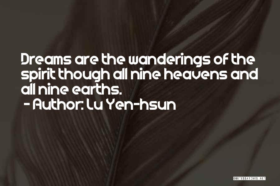 In My Dream You Are Mine Quotes By Lu Yen-hsun