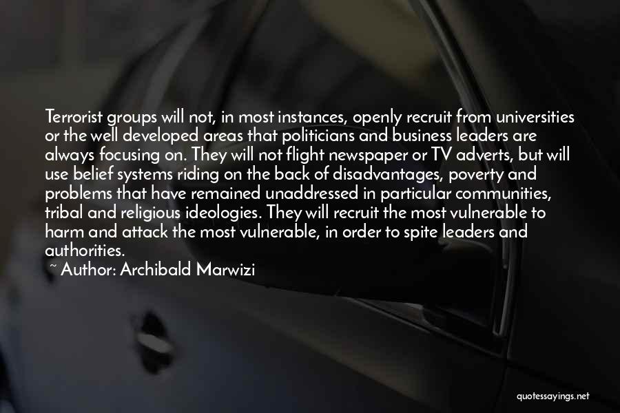 In No Particular Order Quotes By Archibald Marwizi