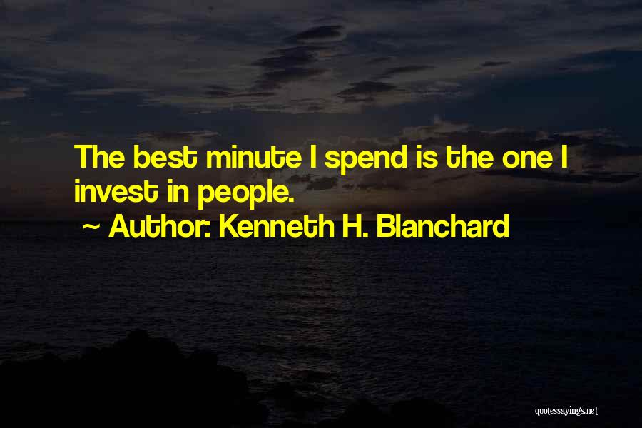 In One Minute Quotes By Kenneth H. Blanchard