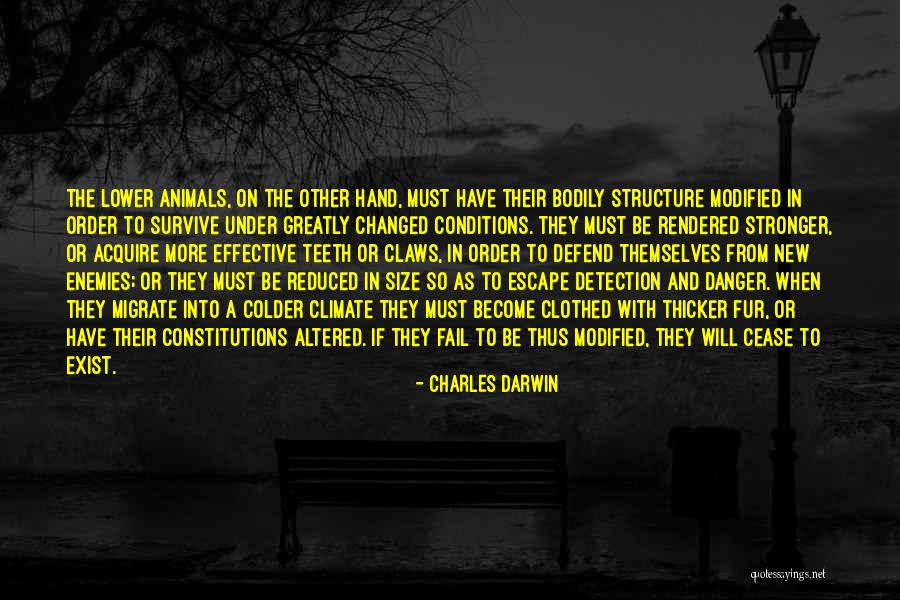 In Order To Survive Quotes By Charles Darwin