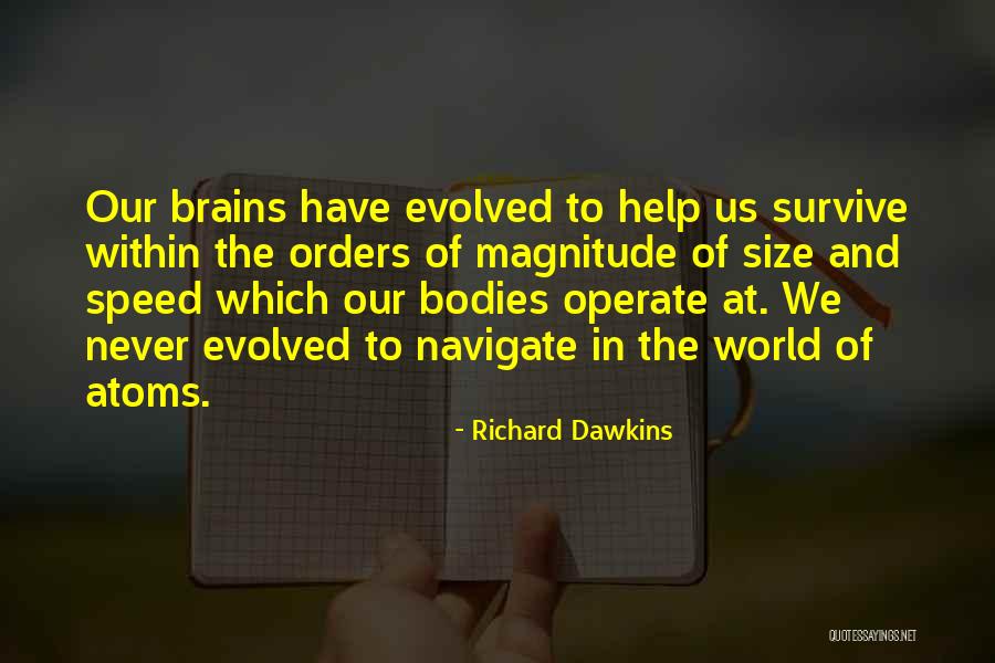 In Order To Survive Quotes By Richard Dawkins