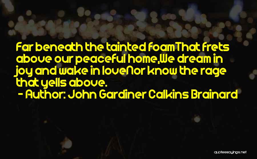 In Our Home Quotes By John Gardiner Calkins Brainard