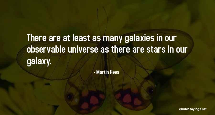 In Our Stars Quotes By Martin Rees