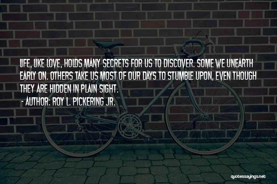 In Plain Sight Quotes By Roy L. Pickering Jr.