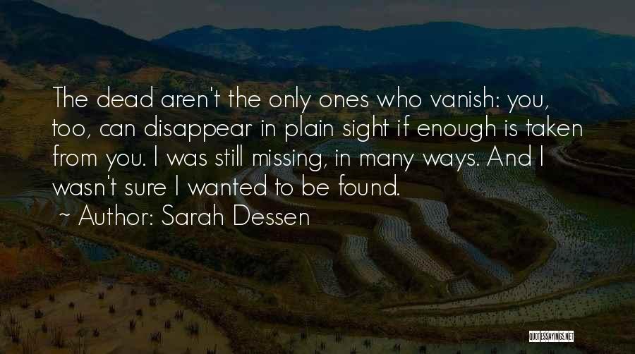 In Plain Sight Quotes By Sarah Dessen