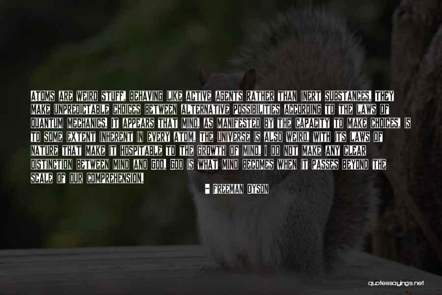 In Quantum Mechanics Quotes By Freeman Dyson In Quantum Mechanics Quotes By Freeman Dyson