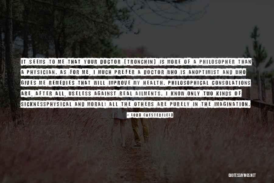 In Sickness And Health Quotes By Lord Chesterfield In Sickness And Health Quotes By Lord Chesterfield