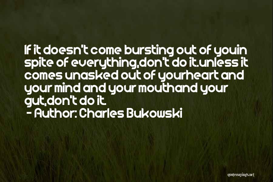 In Spite Of Everything Quotes By Charles Bukowski